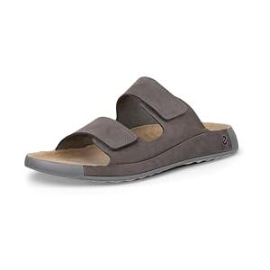 ECCO Men's Cozmo Two Band Slide Sandal, Steel, 10/10.5 UK ECCO Men's Cozmo Two Band Slide Sandal, Steel, 10/10.5 UK