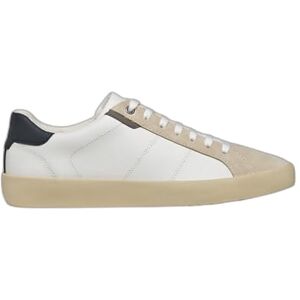 Geox Men's U AFFILE A Sneaker, White/LT Taupe, 10 UK Geox Men's U AFFILE A Sneaker, White/LT Taupe, 10 UK
