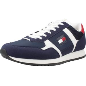 Tommy Jeans Men's TJM Runner Casual Em0Em01590 Low Top, Blue (Dark Night Navy), 9 UK Tommy Jeans Men's TJM Runner Casual Em0Em01590 Low Top, Blue (Dark Night Navy), 9 UK