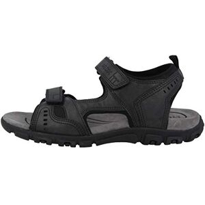 Geox Mens Uomo Strada Sandals, Black, 6.5 UK Geox Mens Uomo Strada Sandals, Black, 6.5 UK