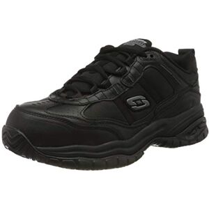 Skechers Men's Soft Stride Grinnel Safety Trainers, Leather/Black Mesh, Numeric_6_Point_5 UK Skechers Men's Soft Stride Grinnel Safety Trainers, Leather/Black Mesh, Numeric_6_Point_5 UK