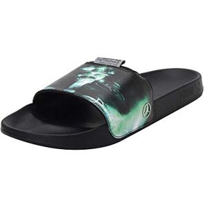 Puma Unisex MAPF1 Graphic Leadcat FTR Slide Sandal, Black-Spectra Green, 8 UK Puma Unisex MAPF1 Graphic Leadcat FTR Slide Sandal, Black-Spectra Green, 8 UK