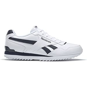 Reebok Men Glide Ripple Clip Sneaker, FTWR White/Vector Navy/FTWR White, 10 Reebok Men Glide Ripple Clip Sneaker, FTWR White/Vector Navy/FTWR White, 10