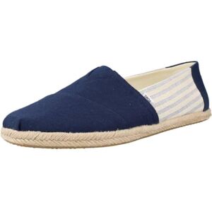 TOMS Men's Alpargata Slip-On Shoes with Canvas Uppers and Eco-Friendly Insoles for Comfort and Sustainability Navy Blue TOMS Men's Alpargata Slip-On Shoes with Canvas Uppers and Eco-Friendly Insoles for Comfort and Sustainability Navy Blue