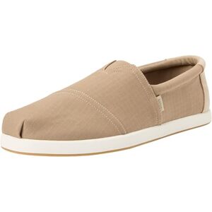 TOMS Men's ALP FWD Loafer Flat, Dune Recycled Ripstop Cotton Canvas/Distressed Suede, 6 UK TOMS Men's ALP FWD Loafer Flat, Dune Recycled Ripstop Cotton Canvas/Distressed Suede, 6 UK