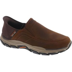 Skechers Men's Respected-Elgin 204810 Moccasin, Dark Brown Leather, 9.5 UK Skechers Men's Respected-Elgin 204810 Moccasin, Dark Brown Leather, 9.5 UK