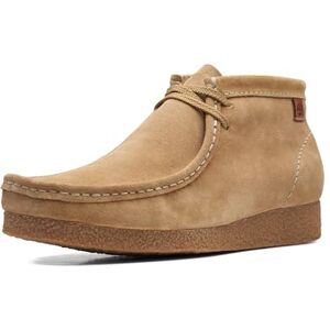 Clarks Shacre Wallabee Boot, mens Chukka, Dark Sand Suede, 8.5 UK (42.5 EU) Clarks Shacre Wallabee Boot, mens Chukka, Dark Sand Suede, 8.5 UK (42.5 EU)