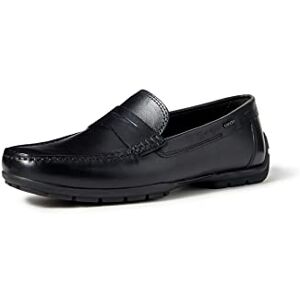 Geox Mens U Moner W 2fit D Moccasins, Black, 6 UK Geox Mens U Moner W 2fit D Moccasins, Black, 6 UK
