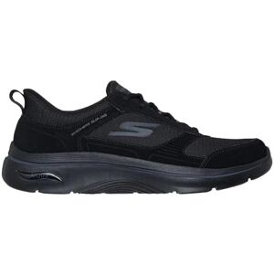 Skechers Men's Go Walk Arch Fit 2.0 Seared Sneaker, Black Leather/Textile, 9.5 UK Skechers Men's Go Walk Arch Fit 2.0 Seared Sneaker, Black Leather/Textile, 9.5 UK