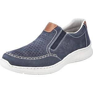 Rieker Men's 14365 Loafer, Blue (blau), 6.5 UK (40 EU) Rieker Men's 14365 Loafer, Blue (blau), 6.5 UK (40 EU)
