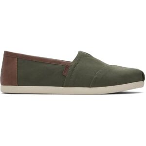 TOMS Mens Classic Alpargata Espadrilles Shoes Green 7 UK TOMS Mens Classic Alpargata Espadrilles Shoes Green 7 UK