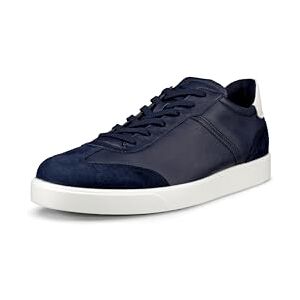 ECCO Men's Street Lite Vintage Sneaker, Night Sky/White, 12-12.5 ECCO Men's Street Lite Vintage Sneaker, Night Sky/White, 12-12.5