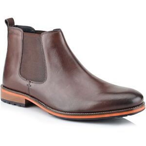 Silver Street London Men's Leather Argyll Chelsea Boot (Brown, 11 UK, numeric_11) Silver Street London Men's Leather Argyll Chelsea Boot (Brown, 11 UK, numeric_11)