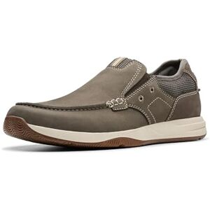Clarks Mens Sailview Step Shoes, Color Taupe Nubuck, Size: 8.5 UK Wide Clarks Mens Sailview Step Shoes, Color Taupe Nubuck, Size: 8.5 UK Wide