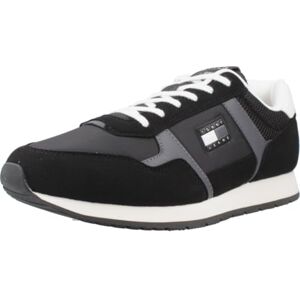 Tommy Jeans Men's TJM Runner Casual Em0Em01590 Low Top, Black (Black), 9 UK Tommy Jeans Men's TJM Runner Casual Em0Em01590 Low Top, Black (Black), 9 UK