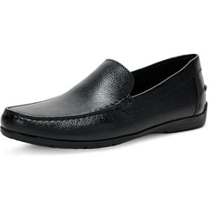 Geox Men's U SIRON A Moccasin, Black, 8 UK Geox Men's U SIRON A Moccasin, Black, 8 UK