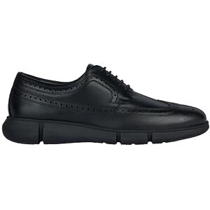 Geox Men's U Adacter F C Oxford Flat, Black, 7 UK Geox Men's U Adacter F C Oxford Flat, Black, 7 UK