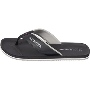 Tommy Hilfiger Men Flip-Flops Comfort Beach Sandal, Black (Black), 40 Tommy Hilfiger Men Flip-Flops Comfort Beach Sandal, Black (Black), 40