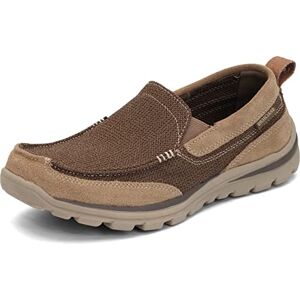 Skechers USA Men's Superior Milford Slip-On Loafer, Light Brown, 6.5 UK Skechers USA Men's Superior Milford Slip-On Loafer, Light Brown, 6.5 UK