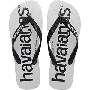 Havaianas Top Logomania, Comfortable, Durable, and Lightweight Flip-Flops, with Large Logo on the Sole, Adults Unisex, 9/10 UK Havaianas Top Logomania, Comfortable, Durable, and Lightweight Flip-Flops, with Large Logo on the Sole, Adults Unisex, 9/10 UK