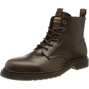 JACK & JONES JACK&JONES Men's Jfwhastings Sn Leather Boot Ankle, Brown Stone, 11.5 UK JACK & JONES JACK&JONES Men's Jfwhastings Sn Leather Boot Ankle, Brown Stone, 11.5 UK