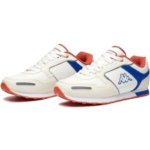 Kappa Men's Logo Voghera 5 Walking Shoe, White Blue Royal, 9.5 UK Kappa Men's Logo Voghera 5 Walking Shoe, White Blue Royal, 9.5 UK