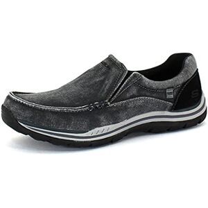 Skechers Men's Expected-Avillo Moccasin, Black Suede, 9 UK Skechers Men's Expected-Avillo Moccasin, Black Suede, 9 UK