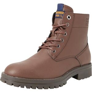 JACK & JONES Men's Jfwbernie PU lace-up Ankle Boots, Java, 11 UK JACK & JONES Men's Jfwbernie PU lace-up Ankle Boots, Java, 11 UK
