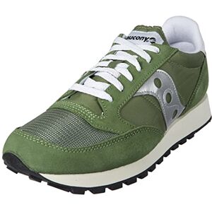 Saucony Mens Jazz Original Vintage Sneaker, Green Silver, 10.5 UK Saucony Mens Jazz Original Vintage Sneaker, Green Silver, 10.5 UK