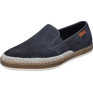 Rieker Men's B5266 Loafer, Blue, 8 UK Rieker Men's B5266 Loafer, Blue, 8 UK