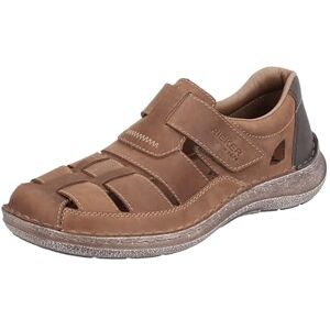 Rieker Mens Traditional Casual Sandals 03078-25 Brown Leather UK Size 9 EU Size 43 US Size 10 Rieker Mens Traditional Casual Sandals 03078-25 Brown Leather UK Size 9 EU Size 43 US Size 10