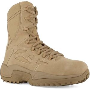 Reebok Men's Rb8894 Rapid Response Composite Toe 8" Stealth Tactical Boot Sidezipper Desert Tan Military, 10 UK Reebok Men's Rb8894 Rapid Response Composite Toe 8" Stealth Tactical Boot Sidezipper Desert Tan Military, 10 UK