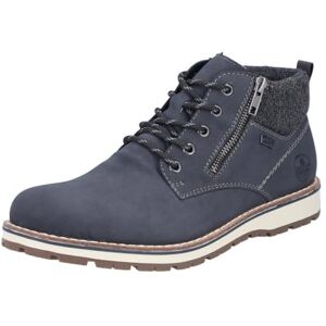 Rieker Men's 38409 Lace-up Boots, Blue, 7.5 UK Rieker Men's 38409 Lace-up Boots, Blue, 7.5 UK