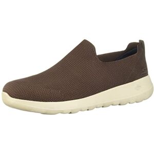 Skechers Men's Go Walk Max-Athletic Air Mesh Slip on Walking Shoe Sneaker, Brown, 11 EE Wide Skechers Men's Go Walk Max-Athletic Air Mesh Slip on Walking Shoe Sneaker, Brown, 11 EE Wide