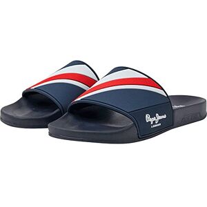 Pepe Jeans Men's SLIDER TEXTURE Slide Sandals, Navy, 9 UK Pepe Jeans Men's SLIDER TEXTURE Slide Sandals, Navy, 9 UK