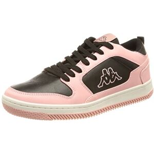 Kappa Unisex's Lineup Low Sneaker, Rose Black, 5 UK Kappa Unisex's Lineup Low Sneaker, Rose Black, 5 UK