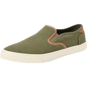 TOMS Men's Baja Sneaker, Dark Sage Heritage Canvas/Synthetic Nubuck Trim, 6 UK TOMS Men's Baja Sneaker, Dark Sage Heritage Canvas/Synthetic Nubuck Trim, 6 UK