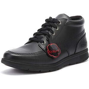 Kickers Unisex Kelland Lace Hi Leather Black Leather School Shoes Smart Everyday School Look Secure Lace-Up Fit, Cushioned for All-Day Wear, Black, 8 UK Kickers Unisex Kelland Lace Hi Leather Black Leather School Shoes Smart Everyday School Look Secure Lace-Up Fit, Cushioned for All-Day Wear, Black, 8 UK
