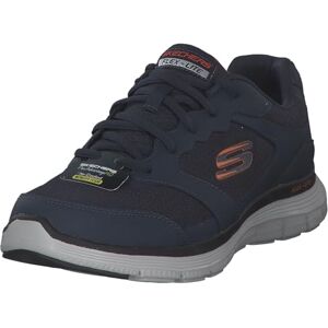 Skechers Men's Flex Advantage 4.0 Sneaker, Navy Leather Mesh Pu Trim, 8.5 UK Skechers Men's Flex Advantage 4.0 Sneaker, Navy Leather Mesh Pu Trim, 8.5 UK