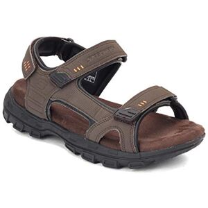 Skechers Men's Louden Fisherman Sandal, Brown, 12 UK Skechers Men's Louden Fisherman Sandal, Brown, 12 UK