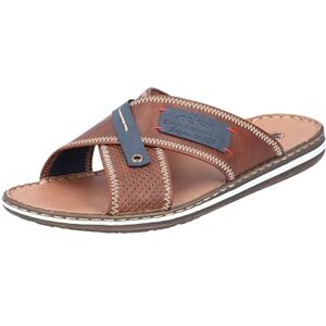 Rieker Men's Frühjahr/Sommer 21061 Mules, Brown (Marron/Denim 25), 10.5 UK Rieker Men's Frühjahr/Sommer 21061 Mules, Brown (Marron/Denim 25), 10.5 UK