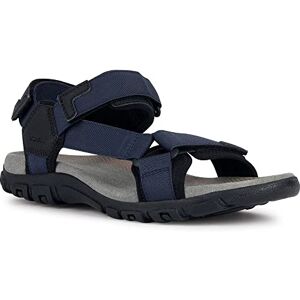 Geox Men's Uomo Strada Sandal, Navy, 9 UK Geox Men's Uomo Strada Sandal, Navy, 9 UK