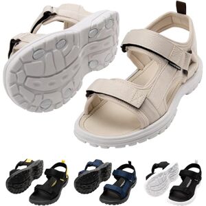 Cressi Pete Sandal Sand/White 45 Unisex sandal ideal for summer days at the beach, designed for comfort and convenience in the aquatic environment, White/Sand, 45 Cressi Pete Sandal Sand/White 45 Unisex sandal ideal for summer days at the beach, designed for comfort and convenience in the aquatic environment, White/Sand, 45