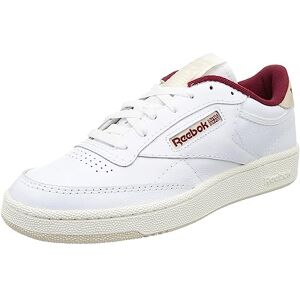Reebok Men Club C 85 Sneaker, FTWR White/Stucco/Classic Maroon F23, 3 Reebok Men Club C 85 Sneaker, FTWR White/Stucco/Classic Maroon F23, 3