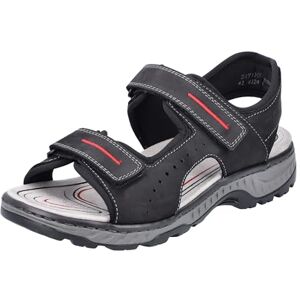Rieker Men's 21760 Sandal, Black, 7.5 UK Rieker Men's 21760 Sandal, Black, 7.5 UK