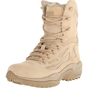 Reebok Men's Rb8895 Rapid Response Rb Soft Toe 8" Stealth Tactical Boot Side Zipper Desert Tan Military, 9.5 UK Reebok Men's Rb8895 Rapid Response Rb Soft Toe 8" Stealth Tactical Boot Side Zipper Desert Tan Military, 9.5 UK