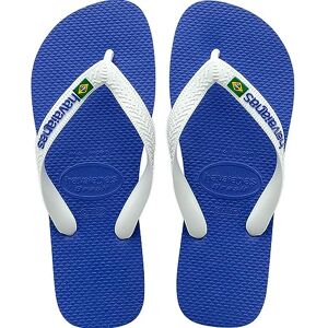 Havaianas Brasil Logo Unisex Flip Flops, MARINE BLUE, 7 Child UK Havaianas Brasil Logo Unisex Flip Flops, MARINE BLUE, 7 Child UK