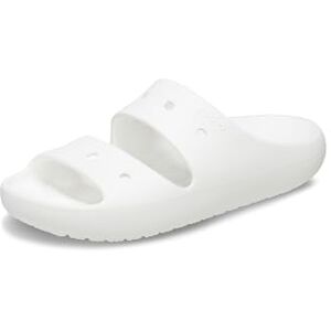 Crocs Unisex Adults, Classic Sandal v2, White, 5 UK Men/ 6 UK Women Crocs Unisex Adults, Classic Sandal v2, White, 5 UK Men/ 6 UK Women