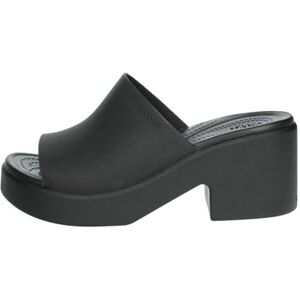 Crocs Women Sandal, Brooklyn Slide Heel, Black,Black, 4 UK Women Crocs Women Sandal, Brooklyn Slide Heel, Black,Black, 4 UK Women