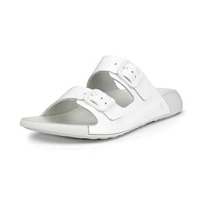 ECCO Women's Cozmo Two Band Buckle Slide Sandal, Bright White, 3/3.5 UK ECCO Women's Cozmo Two Band Buckle Slide Sandal, Bright White, 3/3.5 UK